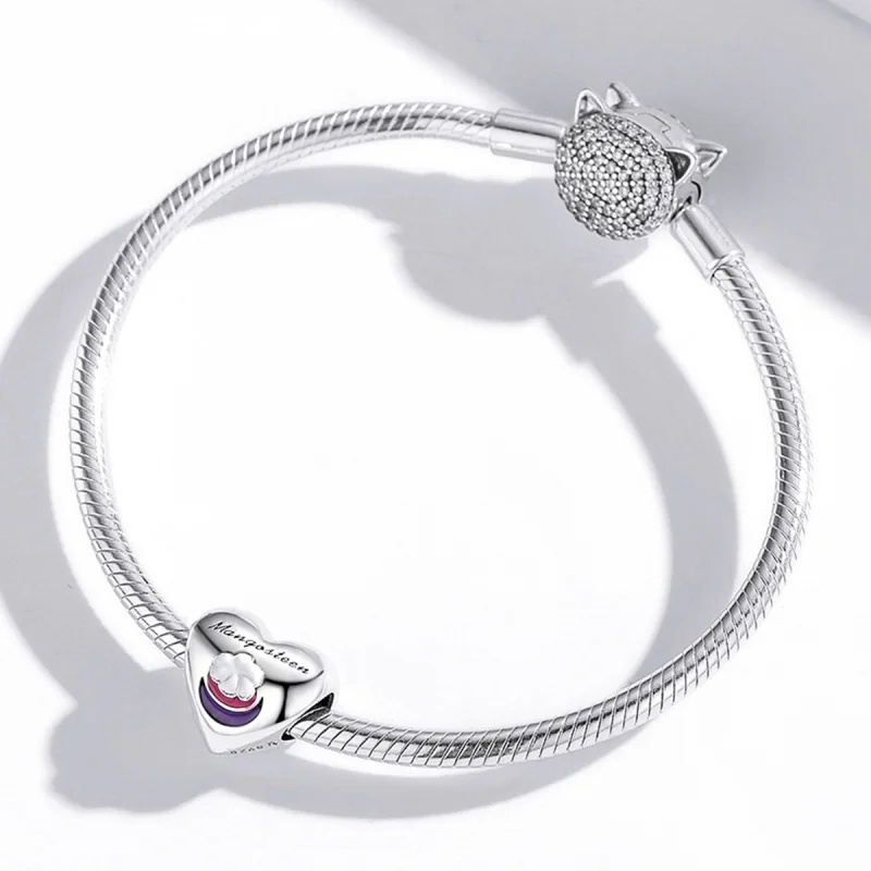 (Bild für) Charm „Love Mangosteen“ im Pandora-Stil - SCC1954 - Ansicht 4