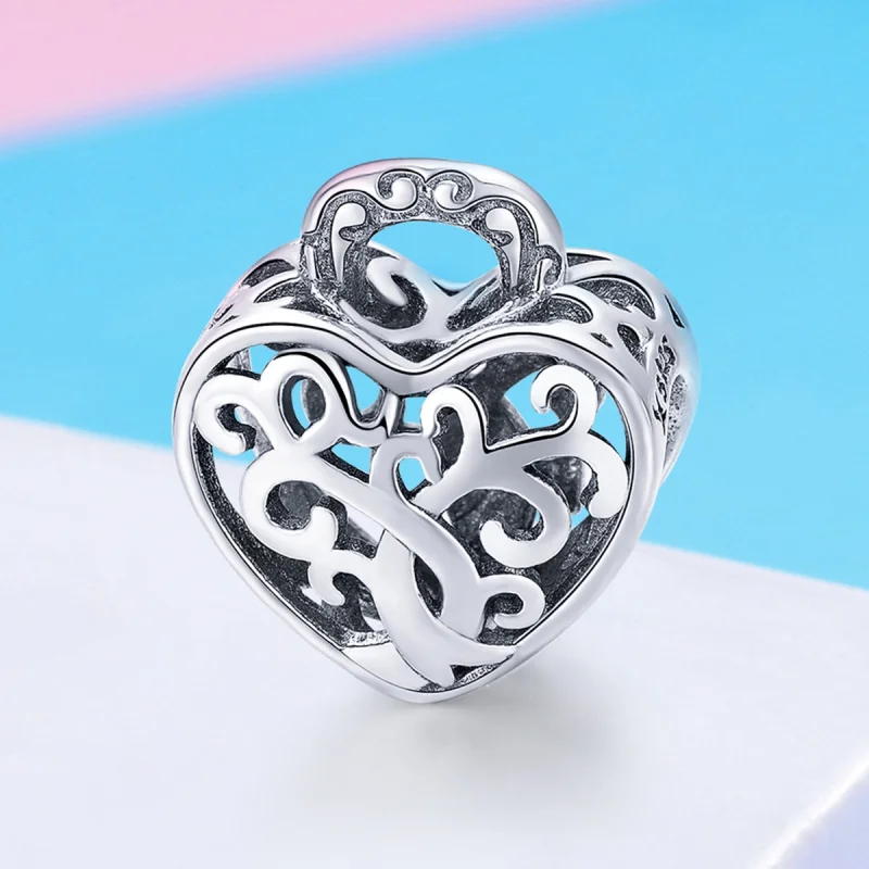 (Bild für) Charm mit ewigem Schloss im Pandora-Stil - SCC726 - Ansicht 4
