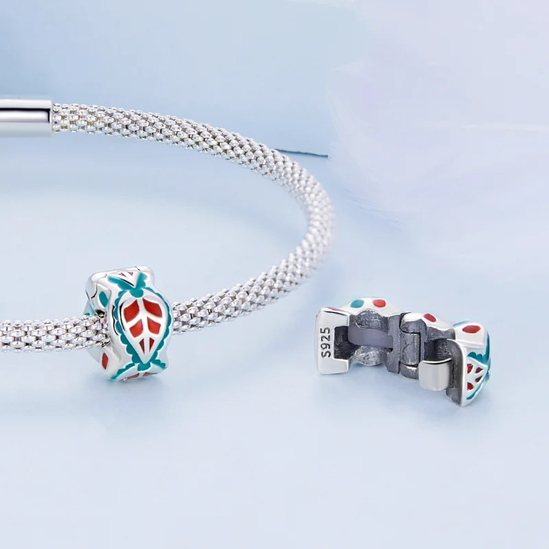 (Bild für) Charm mit exotischer Schnalle im Pandora-Stil - BSC631 - Ansicht 5