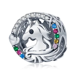 (Bild für) Charm mit fliegendem Pony im Pandora-Stil - BSC476