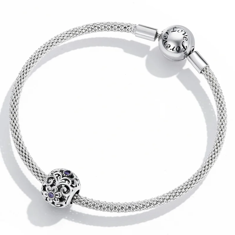 (Bild für) Charm mit klassischem Muster im Pandora-Stil - SCC2183 - Ansicht 4