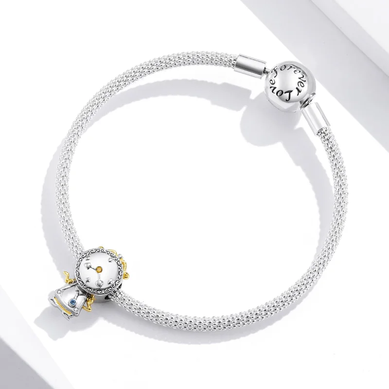 (Bild für) Charm mit magischer Uhr im Pandora-Stil - BSC320 - Ansicht 3