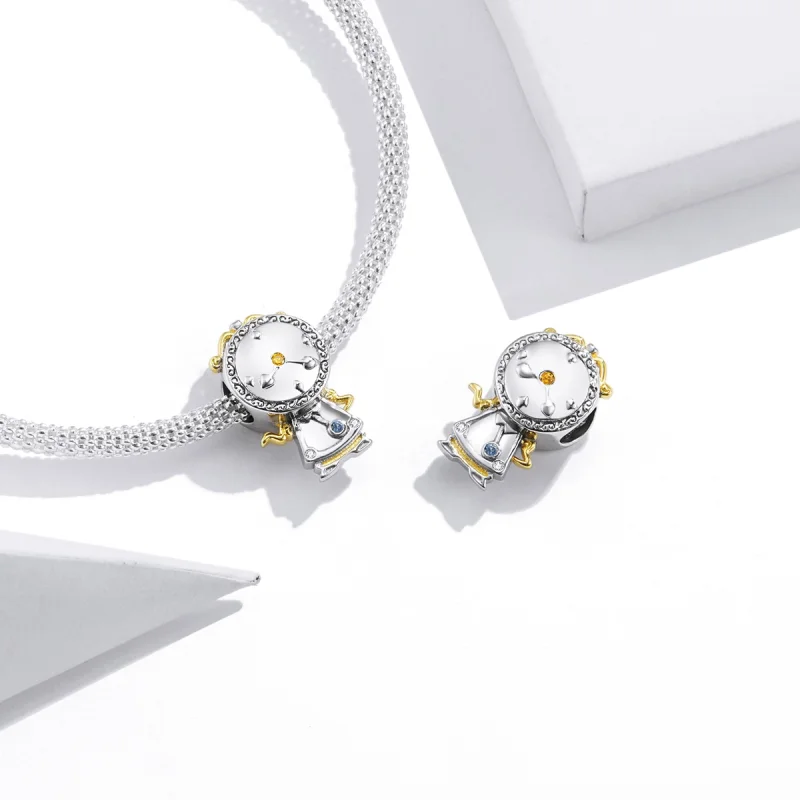 (Bild für) Charm mit magischer Uhr im Pandora-Stil - BSC320 - Ansicht 4