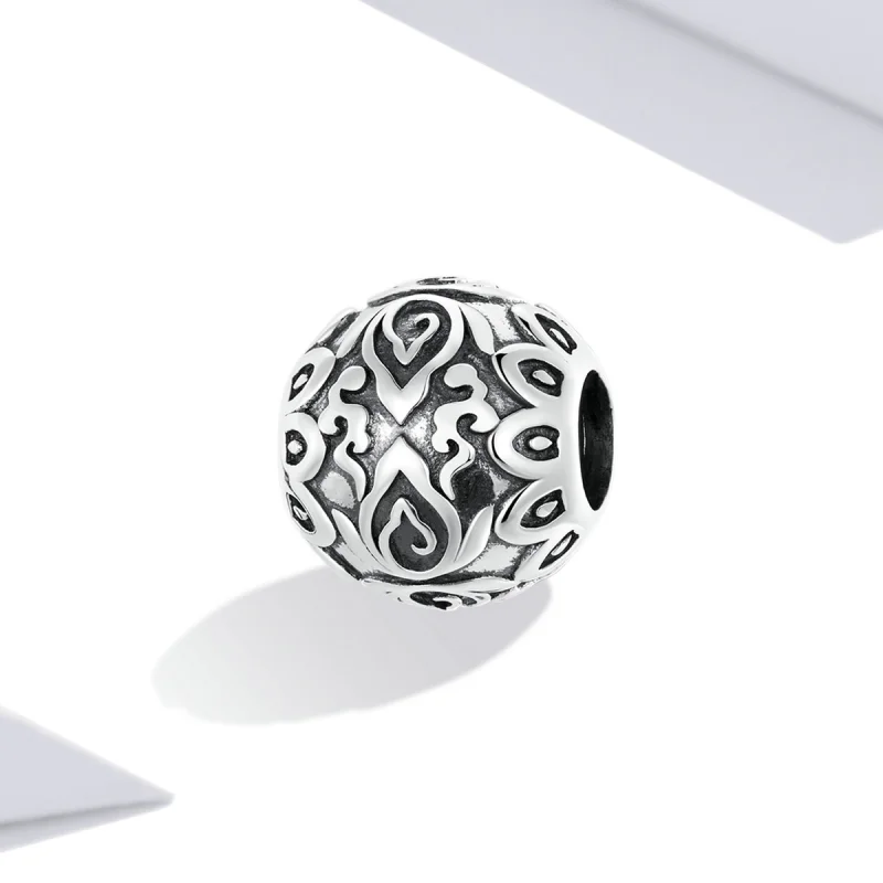 (Bild für) Charm mit sitzendem Buddha und Lotus im Pandora-Stil - SCC2168 - Ansicht 2