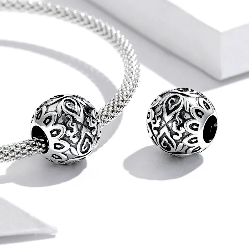 (Bild für) Charm mit sitzendem Buddha und Lotus im Pandora-Stil - SCC2168 - Ansicht 4