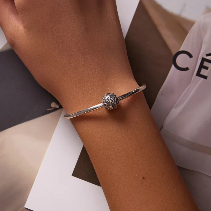 (Bild für) Charm mit sitzendem Buddha und Lotus im Pandora-Stil - SCC2168 - Ansicht 5
