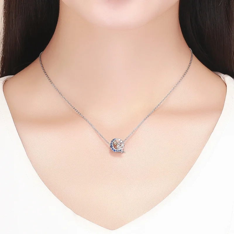 (Bild für) Charm „Mondschein-Elf“ im Pandora-Stil - BSC070 - Ansicht 5