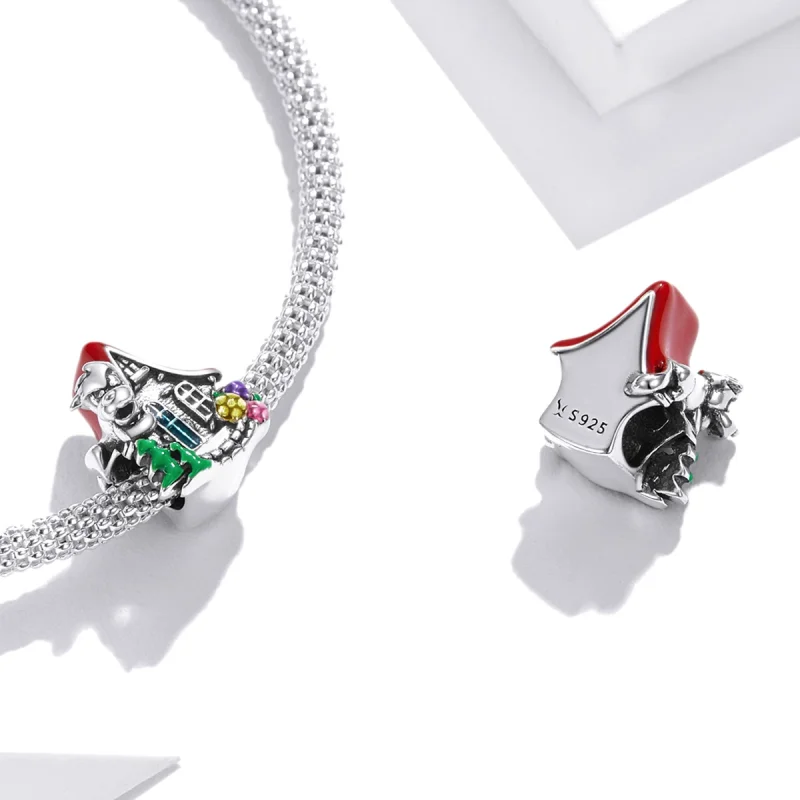 (Bild für) Charm „Märchenhaus“ im Pandora-Stil - SCC1889 - Ansicht 4