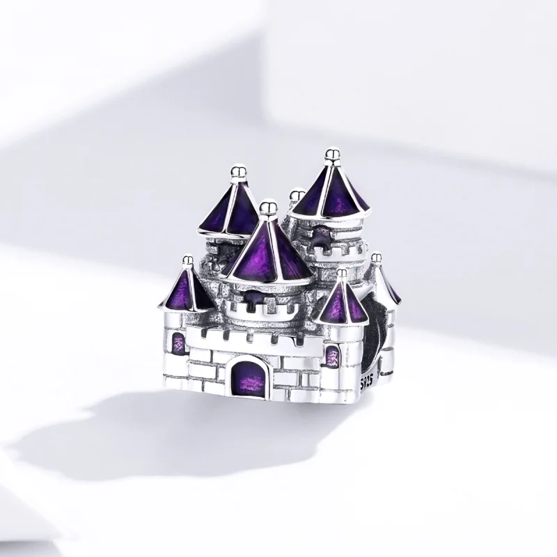 (Bild für) Charm „Märchenschloss“ im Pandora-Stil - BSC122 - Ansicht 2