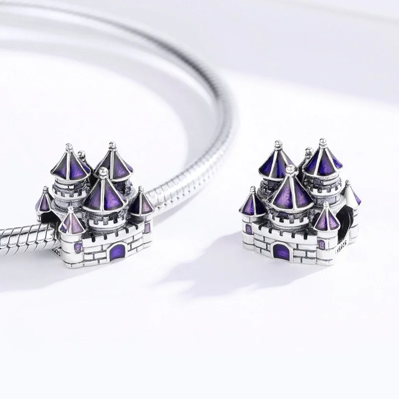 (Bild für) Charm „Märchenschloss“ im Pandora-Stil - BSC122 - Ansicht 3