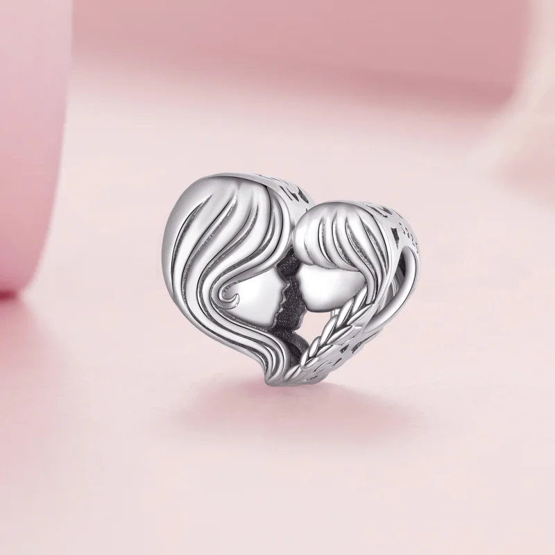 (Bild für) Charm „Mutter und Tochter“ im Pandora-Stil - BSC687 - Ansicht 2