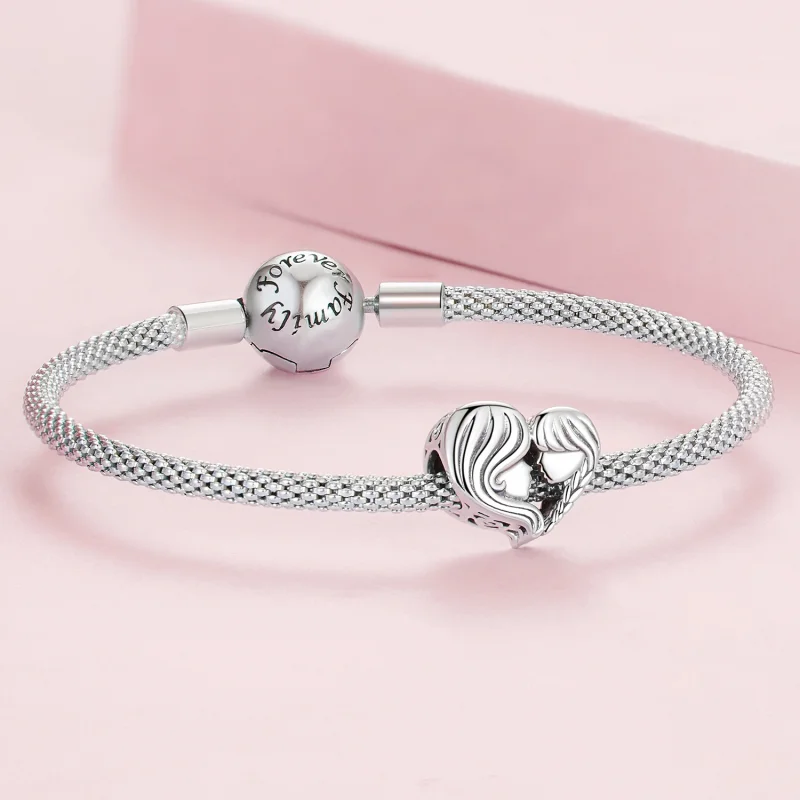(Bild für) Charm „Mutter und Tochter“ im Pandora-Stil - BSC687 - Ansicht 5