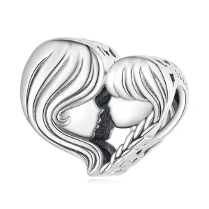 (Bild für) Charm „Mutter und Tochter“ im Pandora-Stil - BSC687