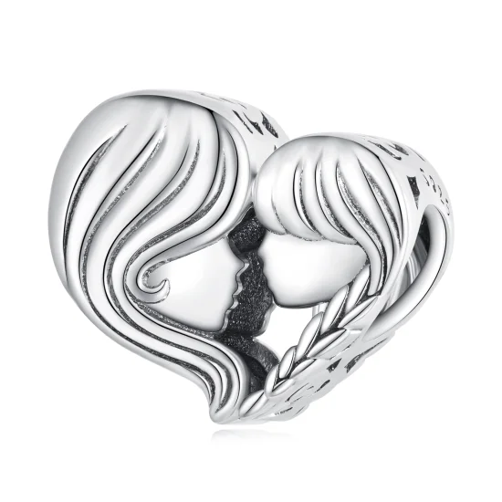 (Bild für) Charm „Mutter und Tochter“ im Pandora-Stil - BSC687