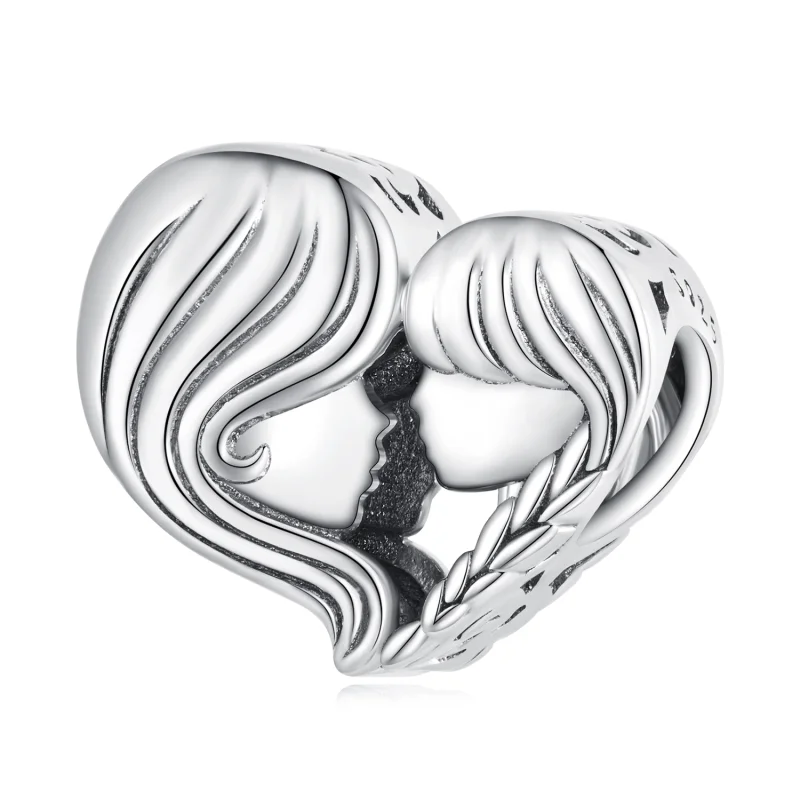 (Bild für) Charm „Mutter und Tochter“ im Pandora-Stil - BSC687