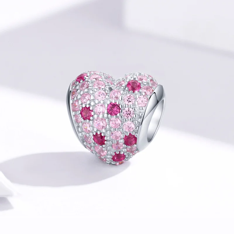 (Bild für) Charm „Romance of Young Girl“ aus Silber im Pandora-Stil - BSC118 - Ansicht 2