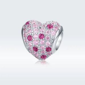 (Bild für) Charm „Romance of Young Girl“ aus Silber im Pandora-Stil - BSC118