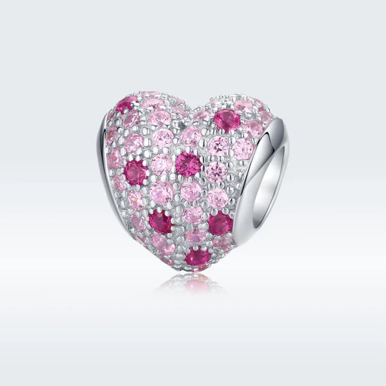 (Bild für) Charm „Romance of Young Girl“ aus Silber im Pandora-Stil - BSC118