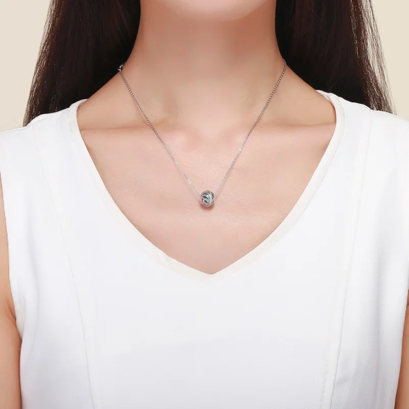 (Bild für) Charm „Sanft Love“ aus Silber im Pandora-Stil - SCC1065 - Ansicht 4
