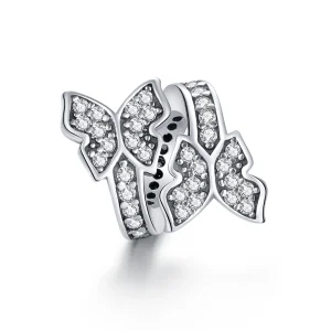 (Bild für) Charm „Schmetterlinge im Pandora-Stil“. - BSC379