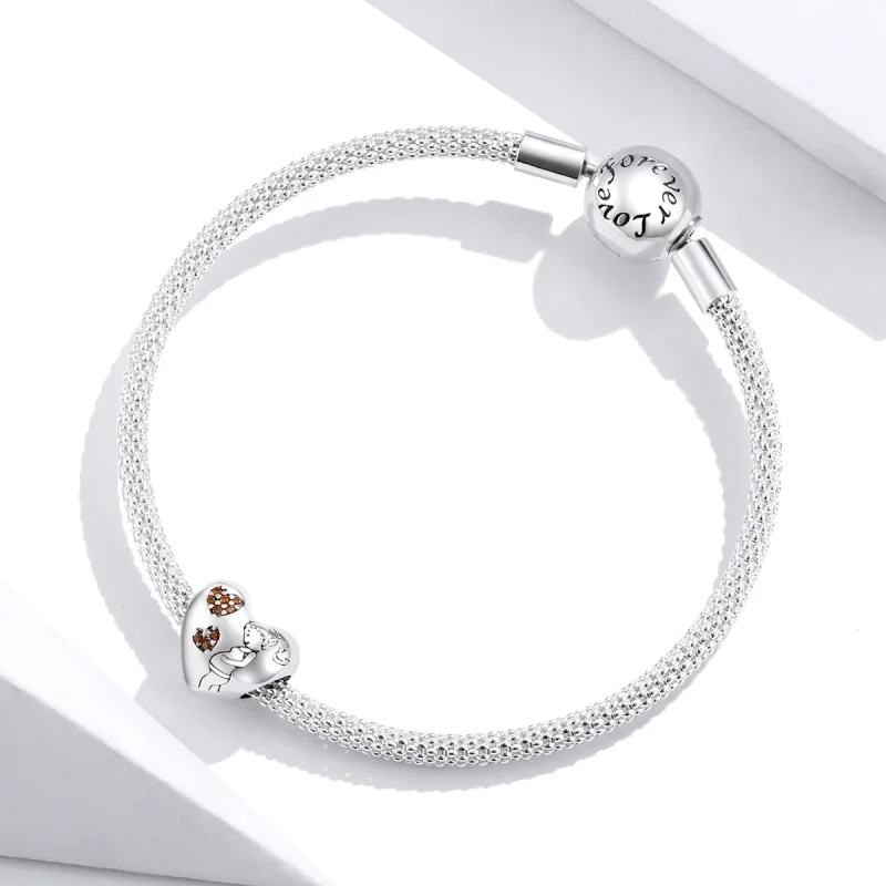 (Bild für) Charm „Schwangere Mutter“ im Pandora-Stil aus Silber - SCC1589 - Ansicht 4