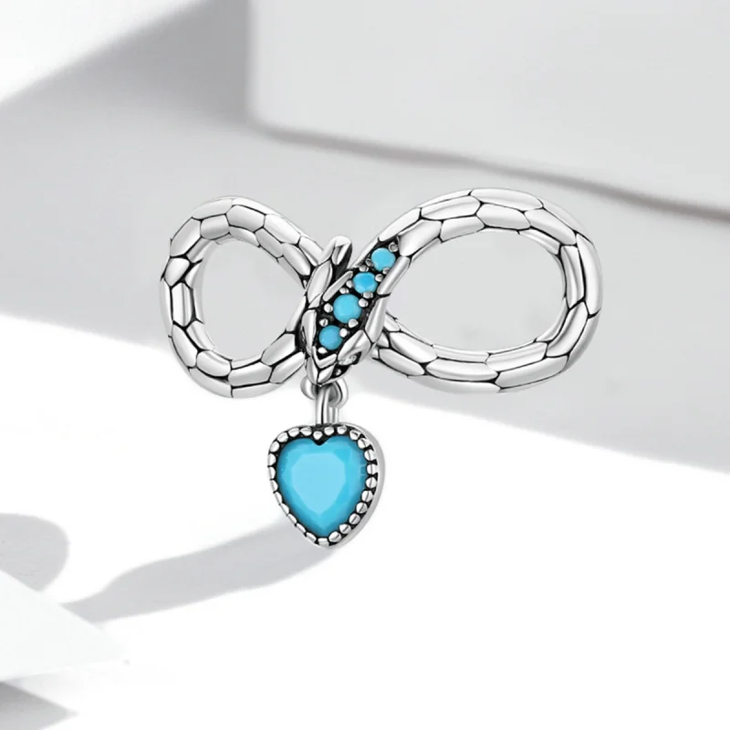 (Bild für) Charm „Spirit Snake Infinite Love“ im Pandora-Stil - SCC2004 - Ansicht 2