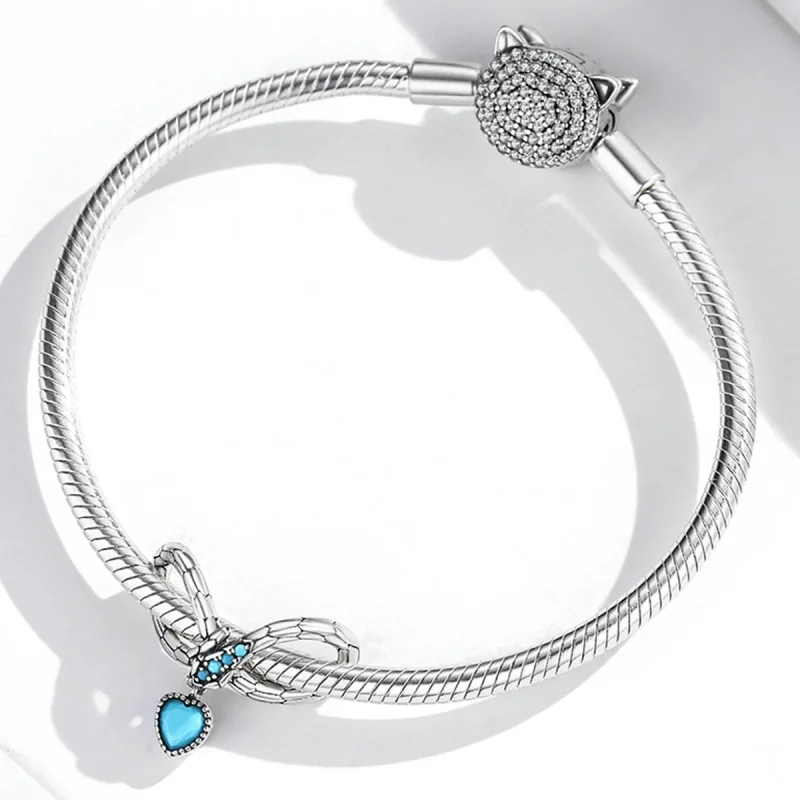 (Bild für) Charm „Spirit Snake Infinite Love“ im Pandora-Stil - SCC2004 - Ansicht 3