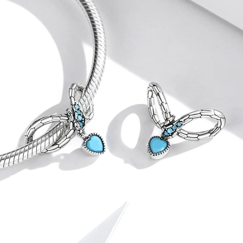 (Bild für) Charm „Spirit Snake Infinite Love“ im Pandora-Stil - SCC2004 - Ansicht 4