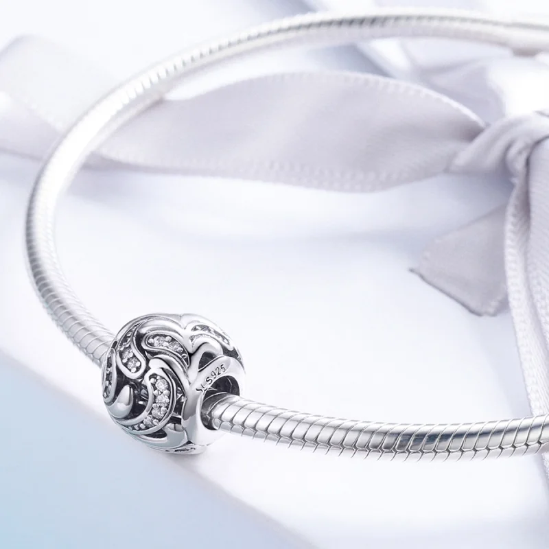 (Bild für) Charm „Tender Bloom“ im Pandora-Stil - SCC742 - Ansicht 3