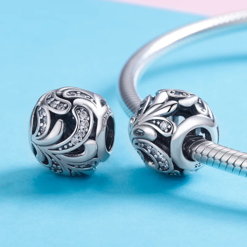 (Bild für) Charm „Tender Bloom“ im Pandora-Stil - SCC742 - Ansicht 4