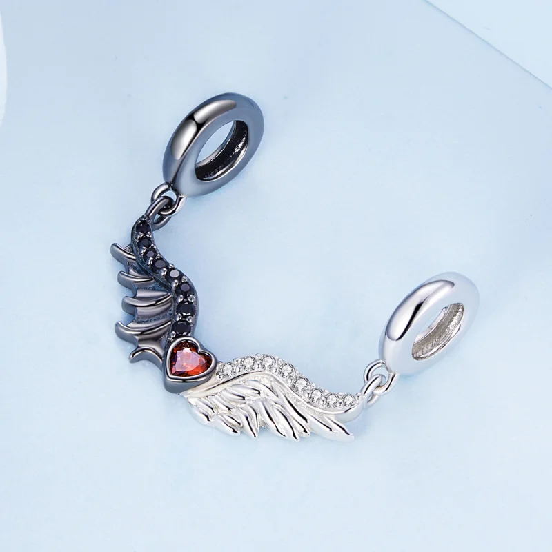 (Bild für) Charm „Teufel und Engel“ im Pandora-Stil - BSC693 - Ansicht 2
