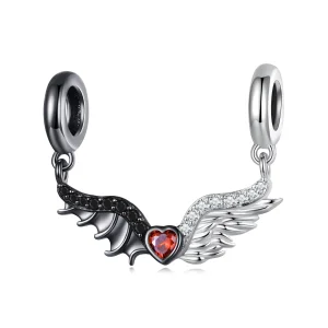 (Bild für) Charm „Teufel und Engel“ im Pandora-Stil - BSC693