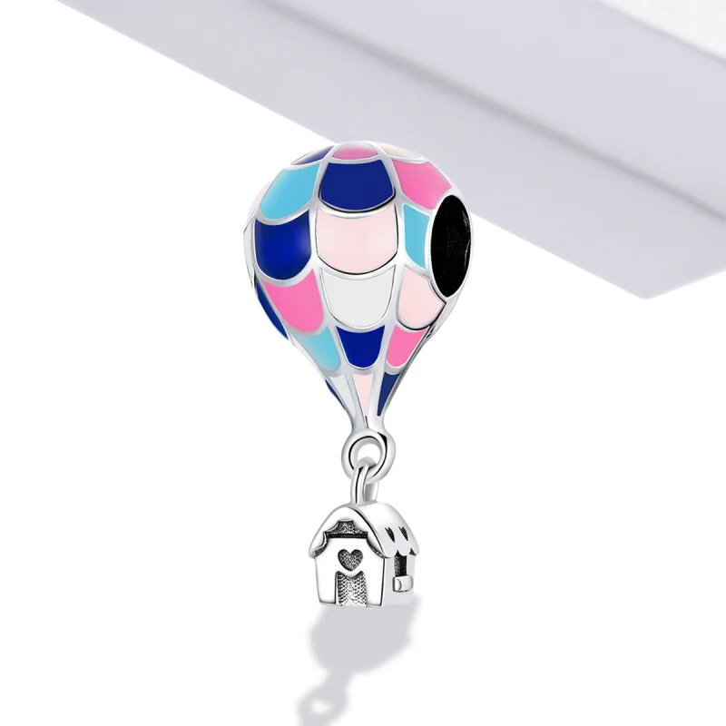 (Bild für) Charm „Traum-Heißluftballon“ im Pandora-Stil - BSC545 - Ansicht 2