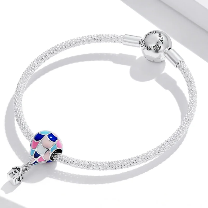 (Bild für) Charm „Traum-Heißluftballon“ im Pandora-Stil - BSC545 - Ansicht 3