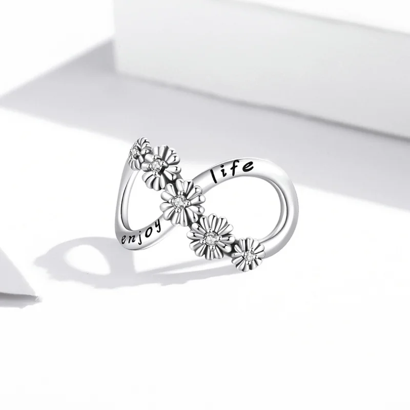 (Bild für) Charm „Unendliche Blumen“ im Pandora-Stil - SCC2099 - Ansicht 2