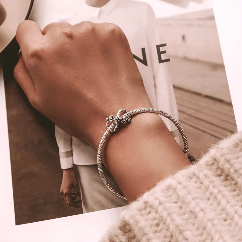 (Bild für) Charm „Unendliche Blumen“ im Pandora-Stil - SCC2099 - Ansicht 6