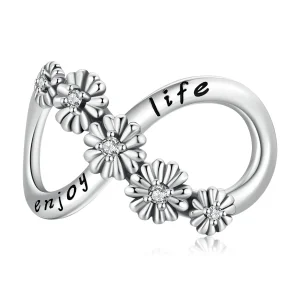 (Bild für) Charm „Unendliche Blumen“ im Pandora-Stil - SCC2099