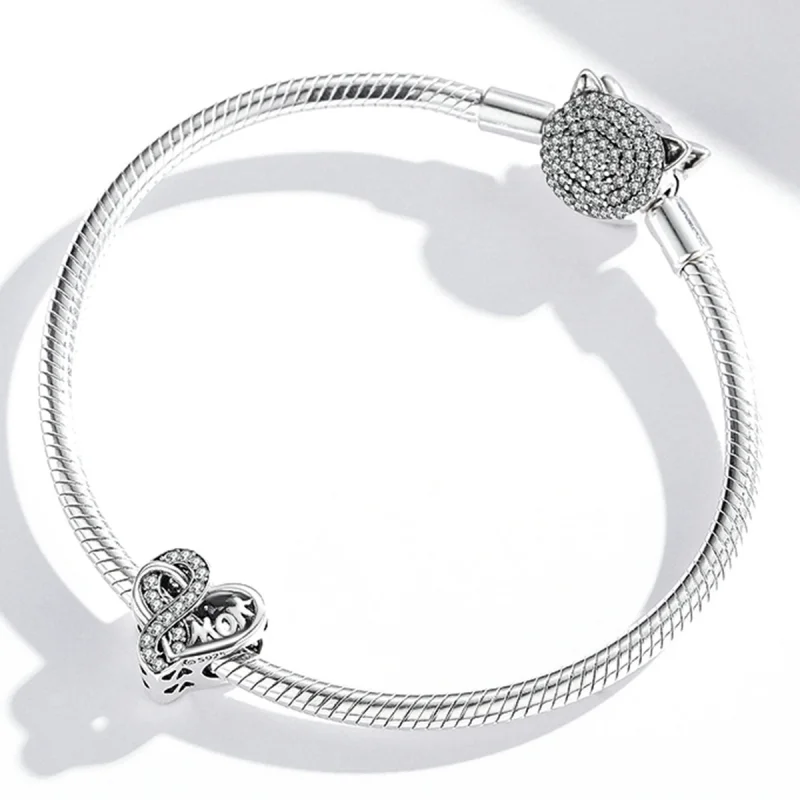 (Bild für) Charm „Unendliche Liebe“ im Pandora-Stil - BSC516 - Ansicht 3