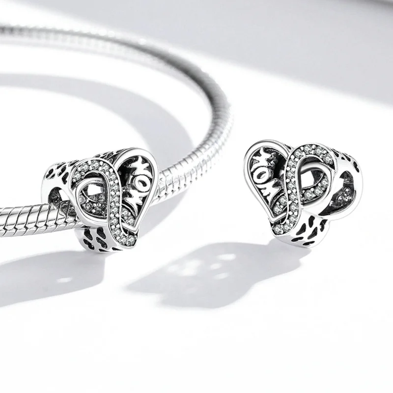 (Bild für) Charm „Unendliche Liebe“ im Pandora-Stil - BSC516 - Ansicht 4