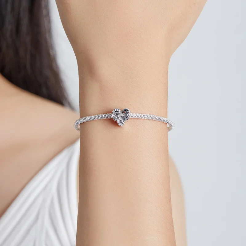 (Bild für) Charm „Unendliche Liebe“ im Pandora-Stil - BSC516 - Ansicht 5