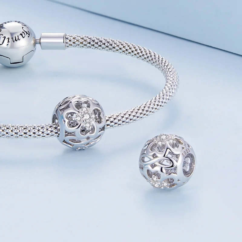 (Bild für) Charm „Unendliches Herz“ im Pandora-Stil - BSC664 - Ansicht 5