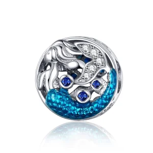 (Bild für) Charm „Warten auf die Meerjungfrau“ im Pandora-Stil aus Silber - SCC1209