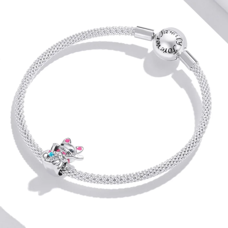 (Bild für) Charm „You Are My Rock“ aus Silber im Pandora-Stil - SCC1840 - Ansicht 3