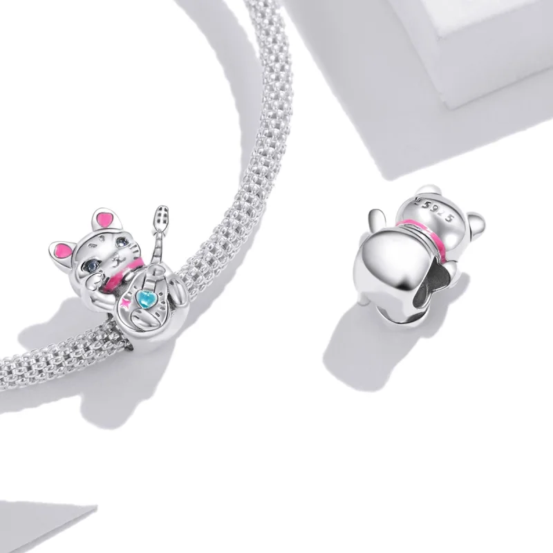 (Bild für) Charm „You Are My Rock“ aus Silber im Pandora-Stil - SCC1840 - Ansicht 4