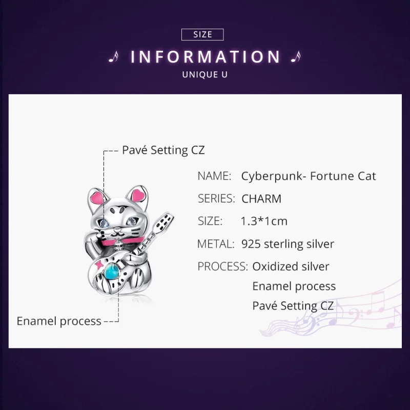 (Bild für) Charm „You Are My Rock“ aus Silber im Pandora-Stil - SCC1840 - Ansicht 6