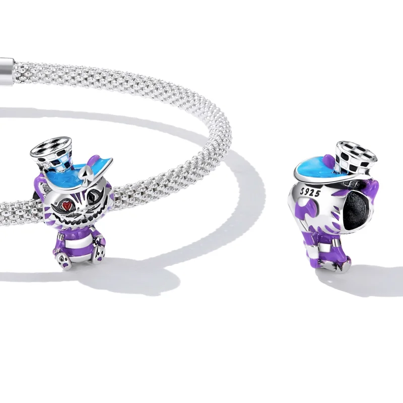 (Bild für) Charm „Zauberkatze“ im Pandora-Stil - SCC2242 - Ansicht 4