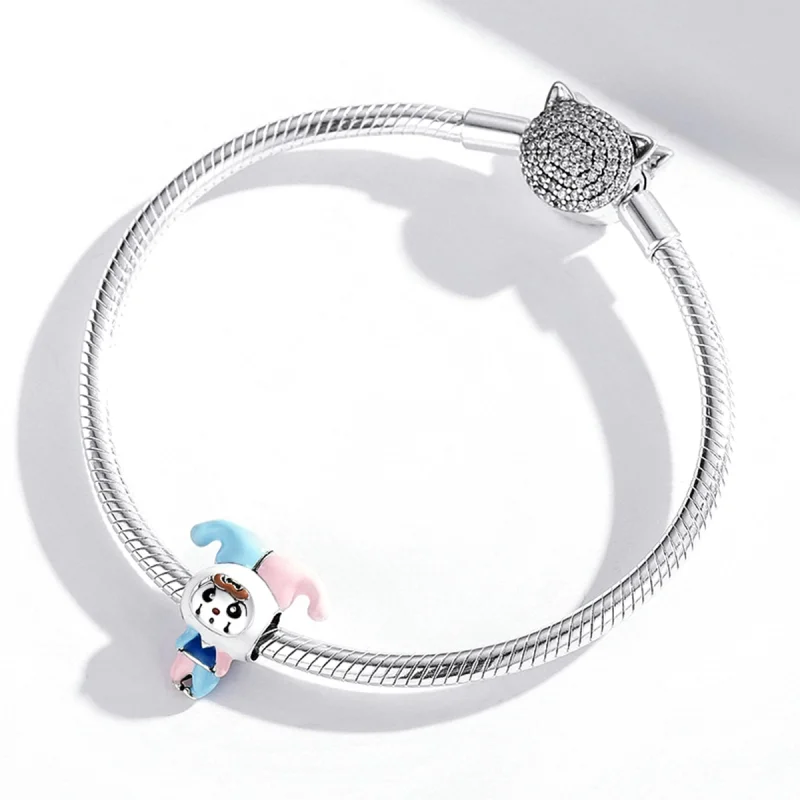 (Bild für) Clown-Puppen-Charm im Pandora-Stil - SCC1942 - Ansicht 4