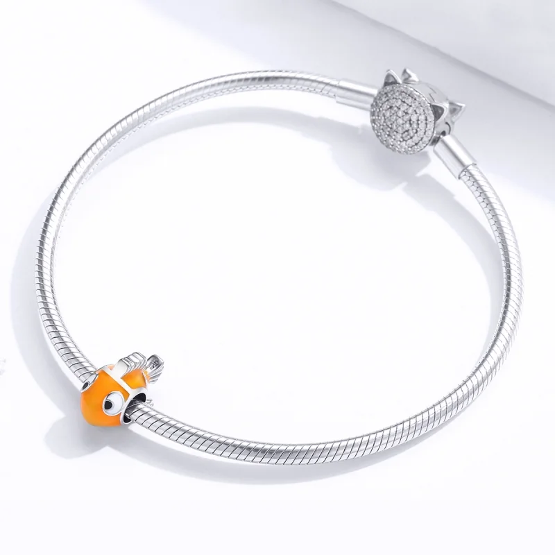 (Bild für) Clownfisch-Charm im Pandora-Stil - BSC206 - Ansicht 2
