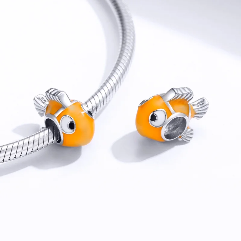 (Bild für) Clownfisch-Charm im Pandora-Stil - BSC206 - Ansicht 3