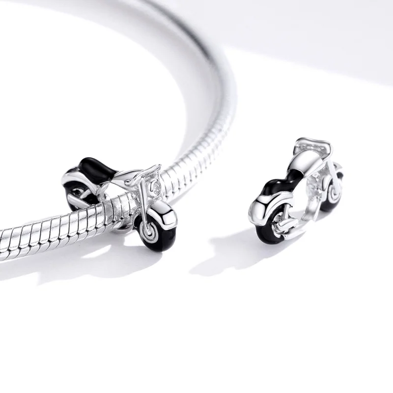 (Bild für) Cooler Motorrad-Charm im Pandora-Stil - BSC273 - Ansicht 4